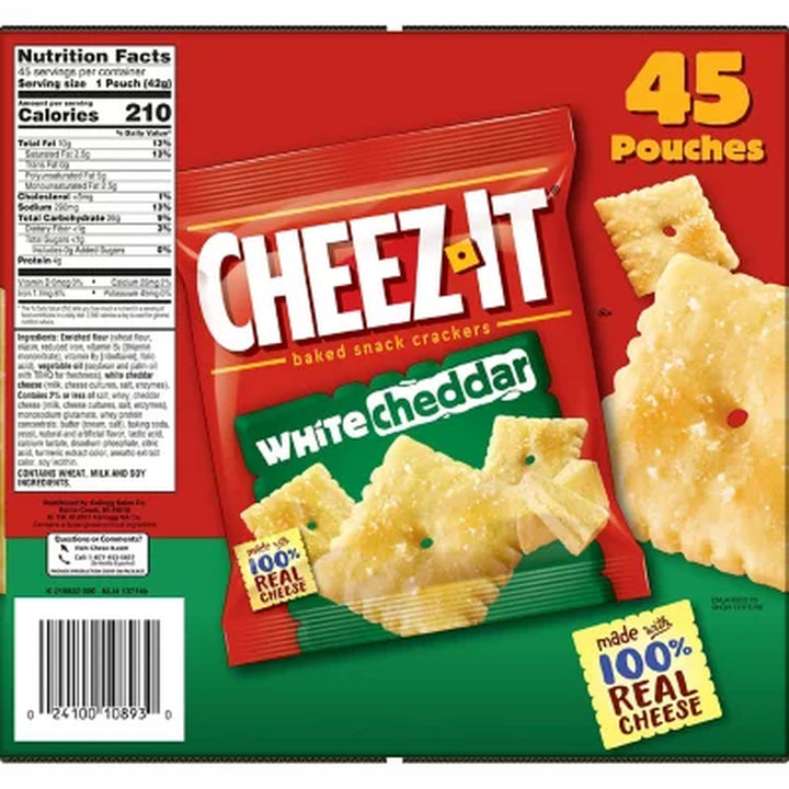 Cheez-It White Cheddar Snack Packs 1.5 Oz., 45 Pk.