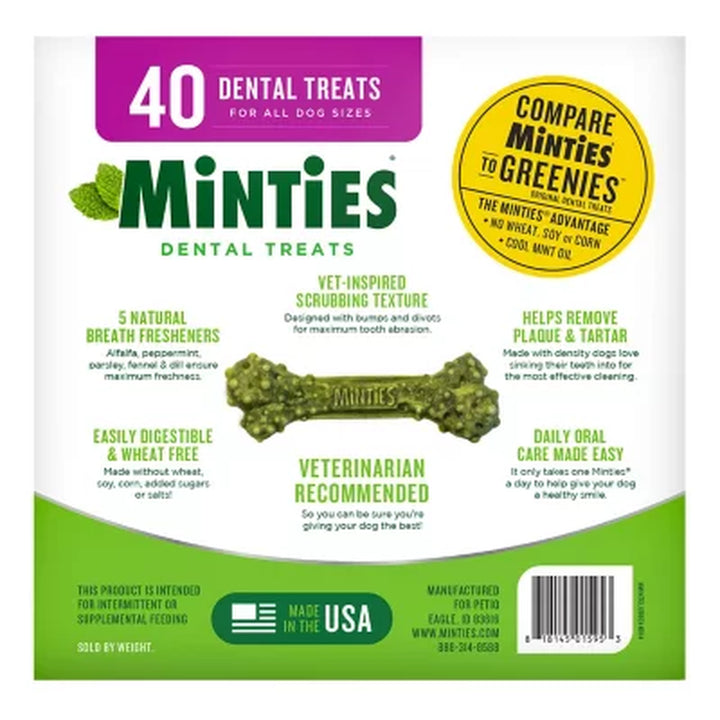 Minties Dental Dog Treats, 40 Ct.
