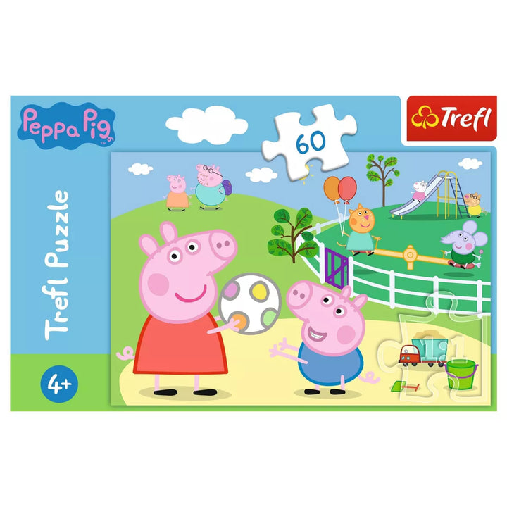 Trefl Peppapig Jigsaw Puzzle - 60Pc: Creative Thinking, Animal & Pop Culture Theme, Age 4+