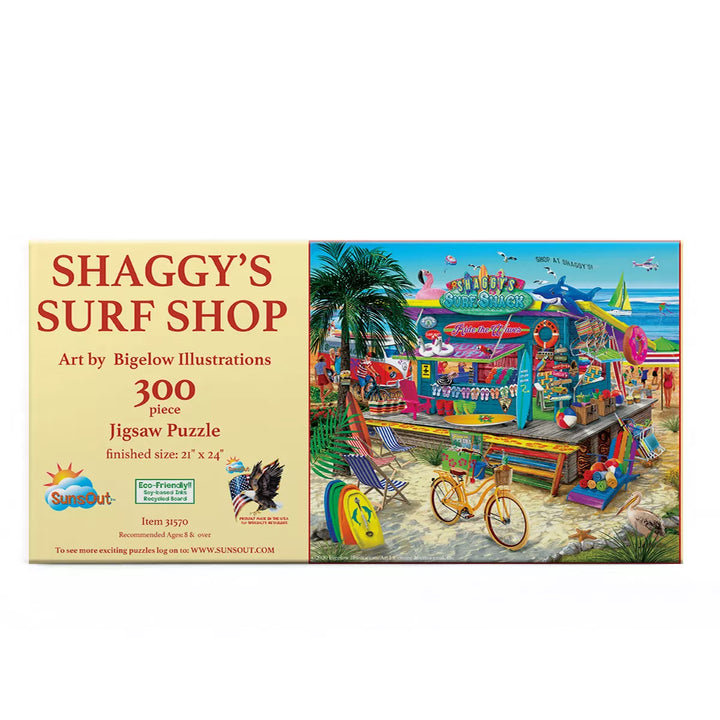 Sunsout Shaggy'S Surf Shop 300 Pc Jigsaw Puzzle 31570