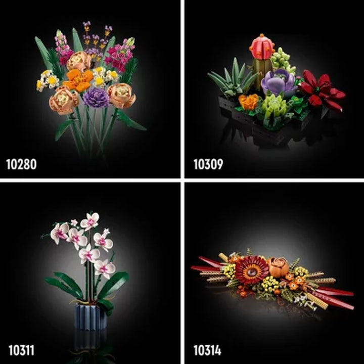 LEGO Icons Wildflower Bouquet 10313 Building Set 939 Pieces