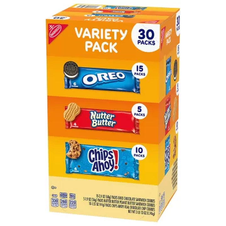 Nabisco Variety Pack Cookies, 30 Pk.