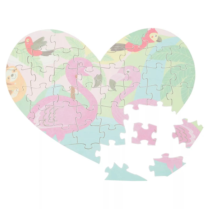 Bright Creations Set of 12 Heart Shaped Blank Jigsaw Puzzles to Draw On, DIY Crafts, Valentine'S Gifts, 40 Pieces Each