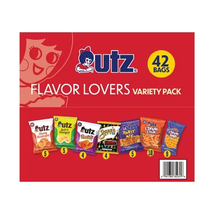 Utz Flavor-Lovers Variety Box, 42 Pk.