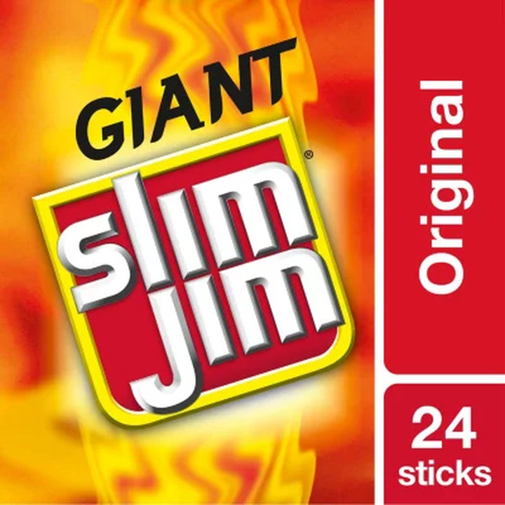 Giant Slim Jim Snacks 24 Ct.