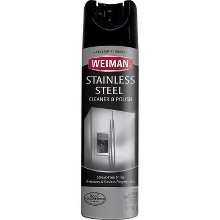 Weiman Stainless Steel Kitchen and Home Appliance Cleaner & Polish (17 Oz., 3 Pk.)