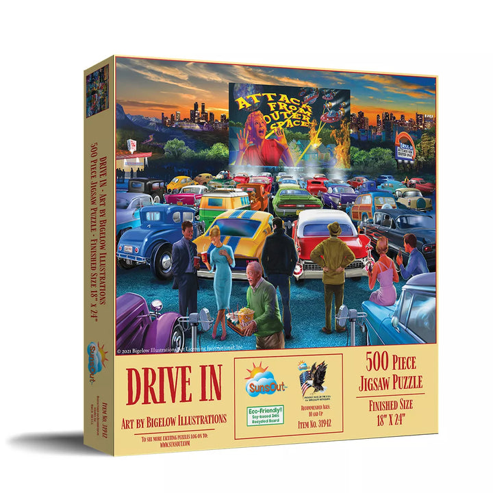 Sunsout Drive in 500 Pc Jigsaw Puzzle 31942