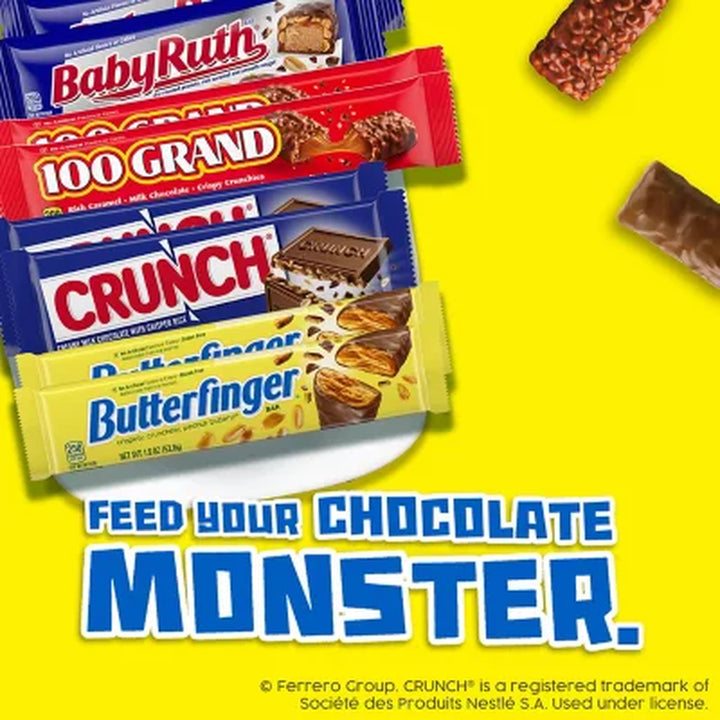 CRUNCH Candy Bars, Full Size, 1.55 Oz., 36 Pk.