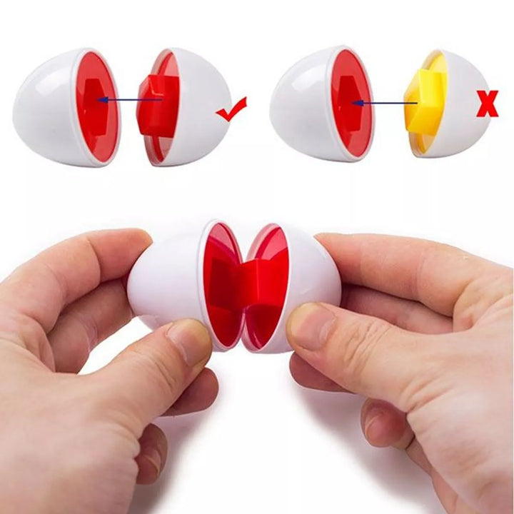 Insten Matching Egg Shape and Color Game, Educational Toys for Toddlers