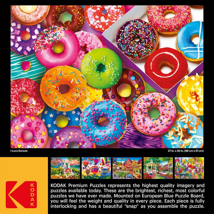 Kodak I Love Donuts Jigsaw Puzzle - 1000Pc