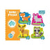 Trefl Forest Animals Kids Jigsaw Puzzle - 8Pc: Toddler-Friendly, Age 1 & Up, Fine Motor & Memory Development, 4 Set Cardboard Puzzle