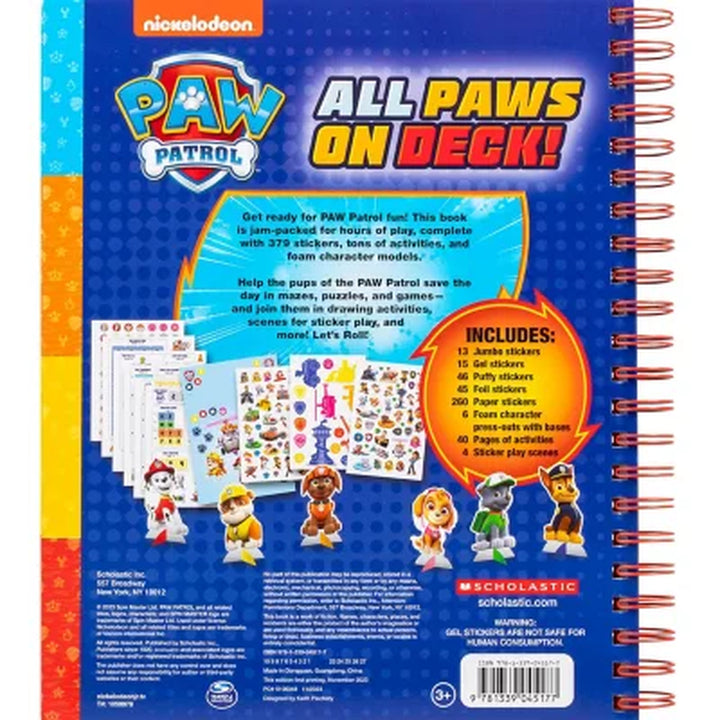 Sam'S Exclusive - Paw Patrol Mega Learning & Activity Book, Spiral Bound