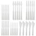 Bright Creations Plastic Palette Knife Set for Painting, DIY Crafts (30 Pieces)