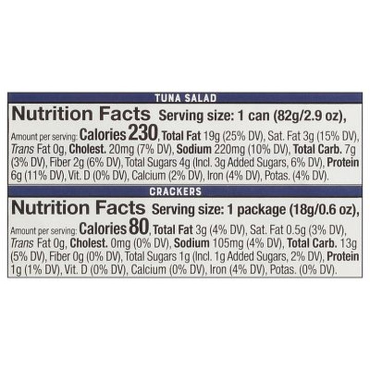 Bumble Bee Tuna Salad Snack on the Run Kit 3.5 Oz., 9 Pk.