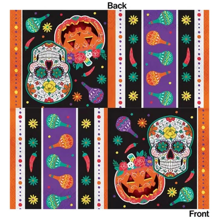 Artstyle Halloween Skull-Apalooza Paper Plates and Napkins Kit, 285 Ct.