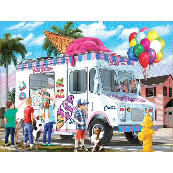 Sunsout Ice Cream Cones 500 Pc Jigsaw Puzzle 42309