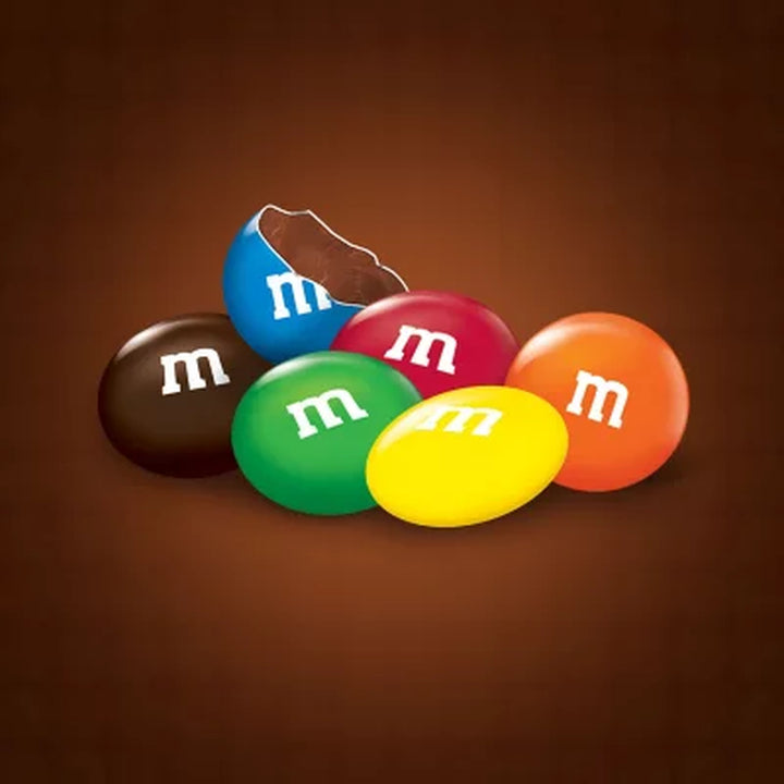 M&M'S Milk Chocolate Candy, Full Size, 1.69 Oz., 48 Pk.