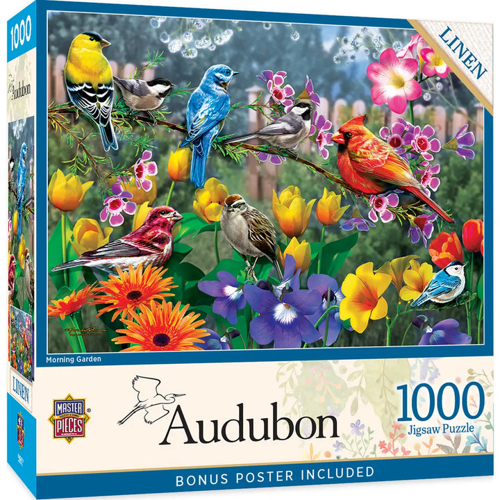 Masterpieces 1000 Piece Jigsaw Puzzle for Adults - Morning Garden - 19.25"X26.75".