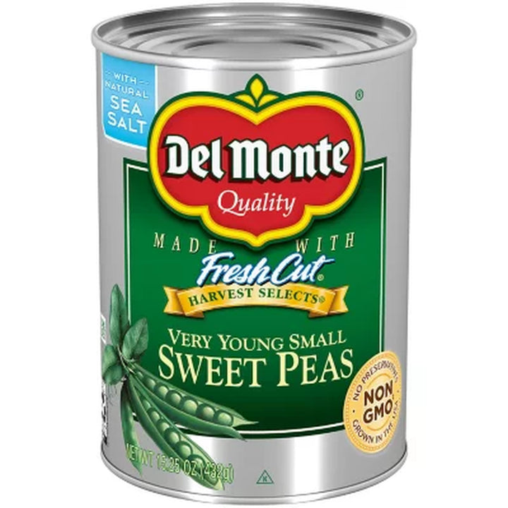 Del Monte Harvest Selects Very Young Small Sweet Peas , 15.25Oz., 8Pk.