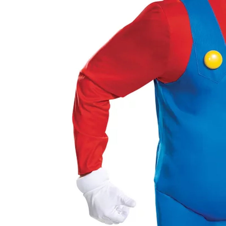 Nintendo Super Mario Bros. Mario Adult Deluxe Costume