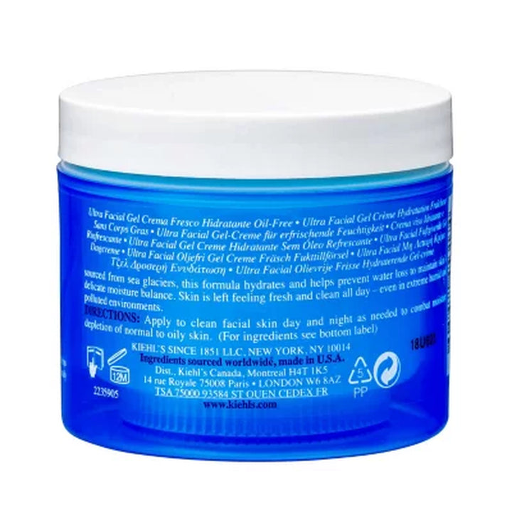 Kiehl'S Ultra Facial Oil-Free Gel Cream, 4.2 Oz.