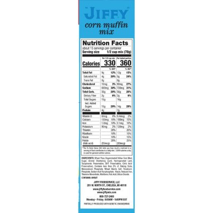 JIFFY Corn Muffin Mix 40 Oz.