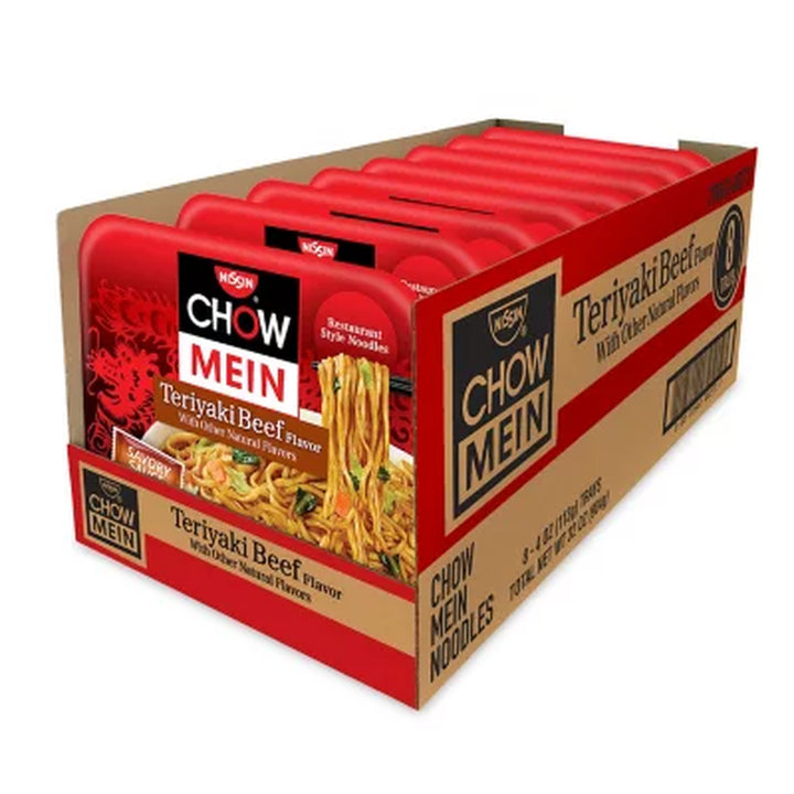 Nissin Chow Mein, Teriyaki Beef (8 Pk.)