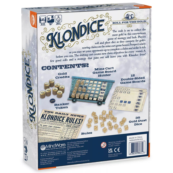 Mindware Klondice Board Game