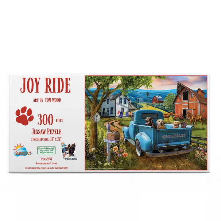 Sunsout Joy Ride 300 Pc Jigsaw Puzzle 29784