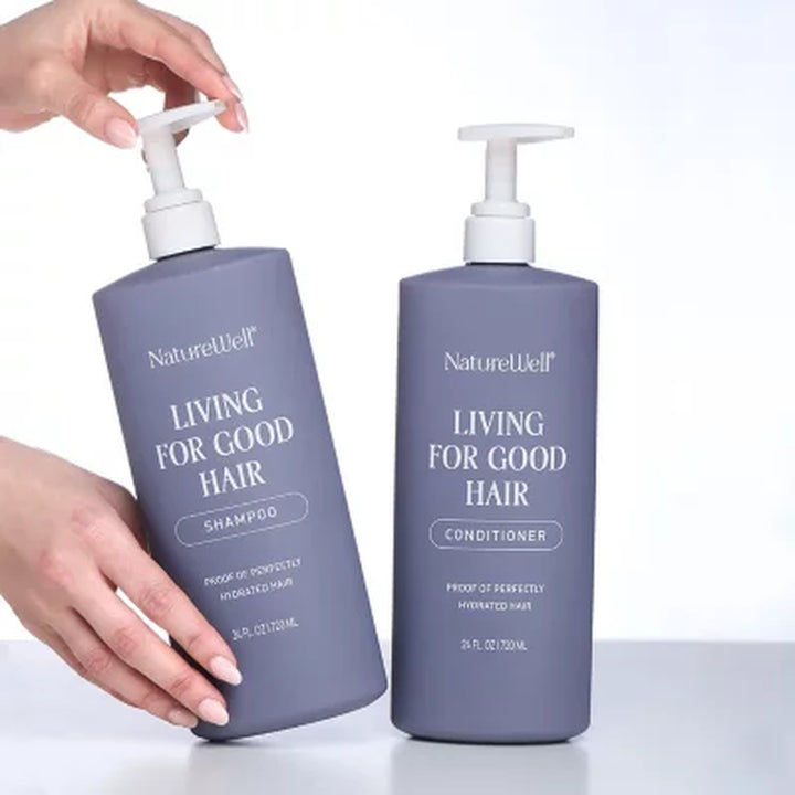 Naturewell Living for Good Shampoo & Conditioner, 24 Fl. Oz., 2 Pk.