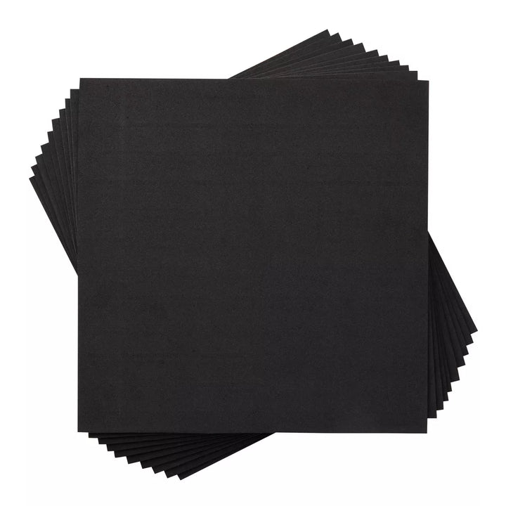 Bright Creations 10 Pack 3Mm EVA Foam Sheets for Art Crafts, DIY Projects & Cosplay Costumes, Black, 9.6 X 9.6 In