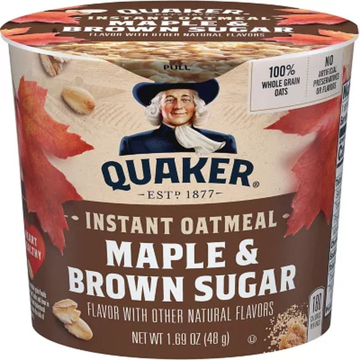Quaker Instant Oatmeal Express Cups, Variety Pack 19.8 Oz., 12 Pk.