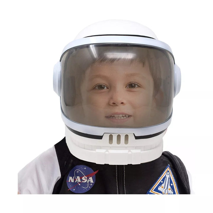 Astronaut Space Helmet Child Costume Accessory with Movable Visor Birthday Halloween Party Favor Supplies, Girls, Boys, Kids