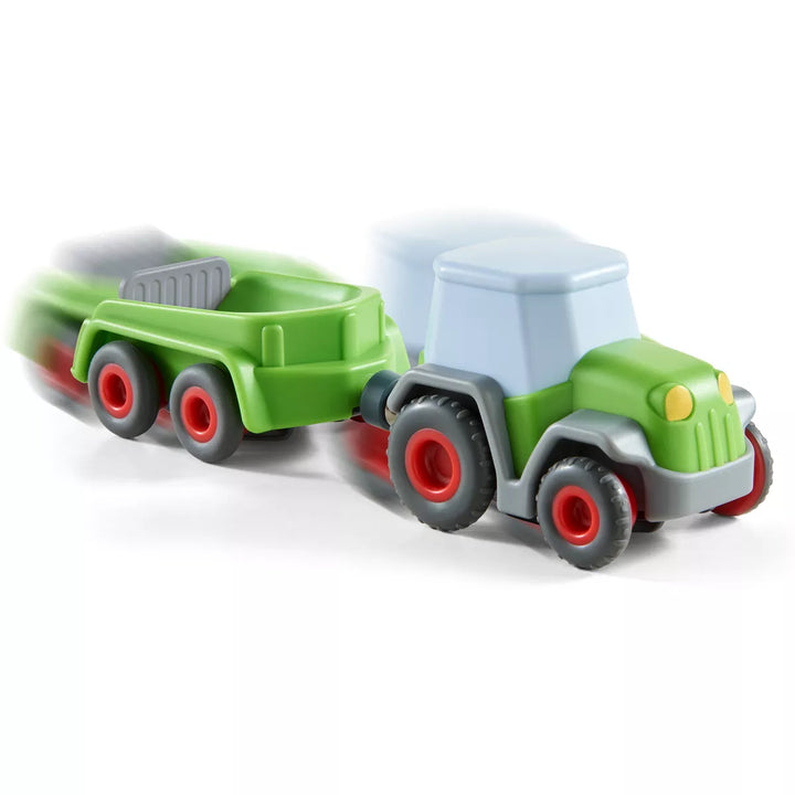 HABA Kullerbu Momentum Motor Tractor with Trailer