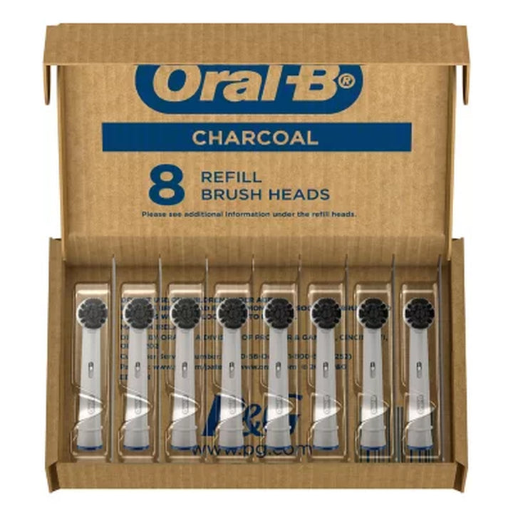 Oral-B Charcoal Electric Toothbrush Replacement Brush Heads, 8 Ct.