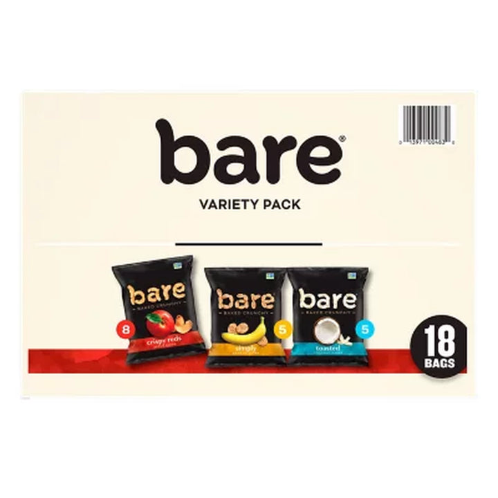 Bare Baked Crunchy Variety Pack 0.53 Oz., 18 Ct.