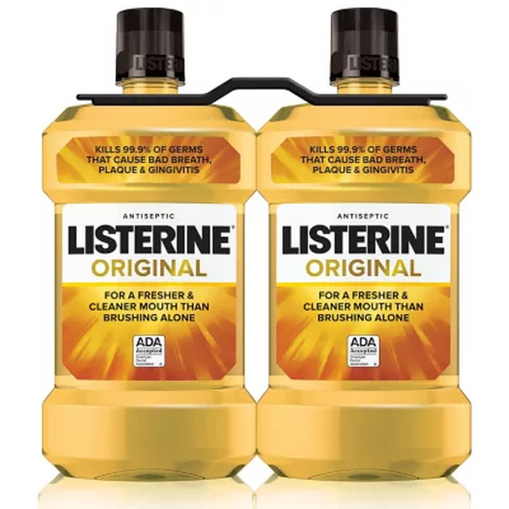 Listerine Antiseptic Mouthwash, Original, 1.5L, 2 Pk.