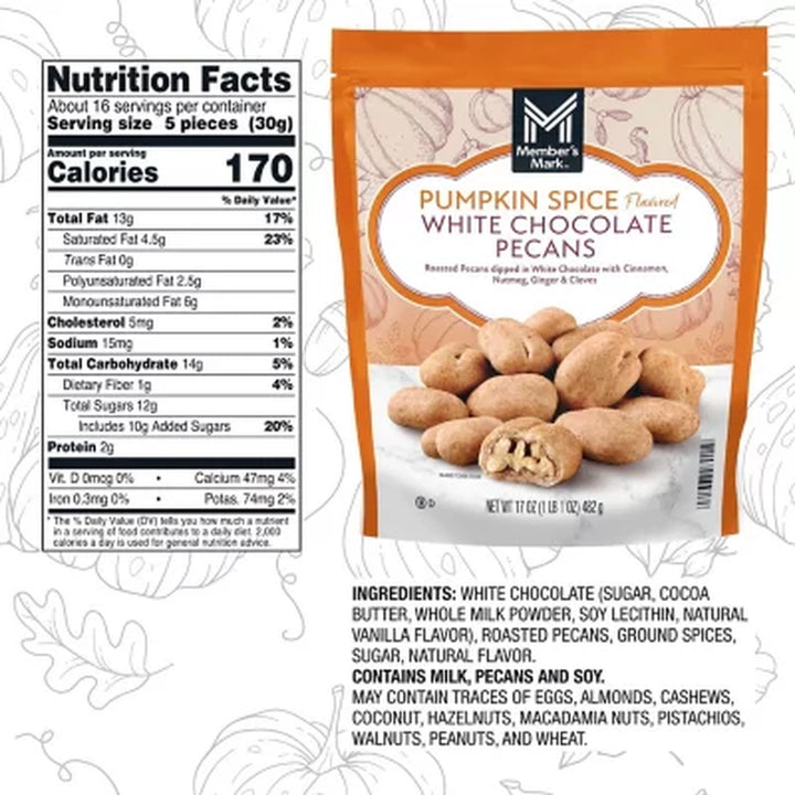 Member'S Mark Pumpkin Spice Pecans, 17 Oz.