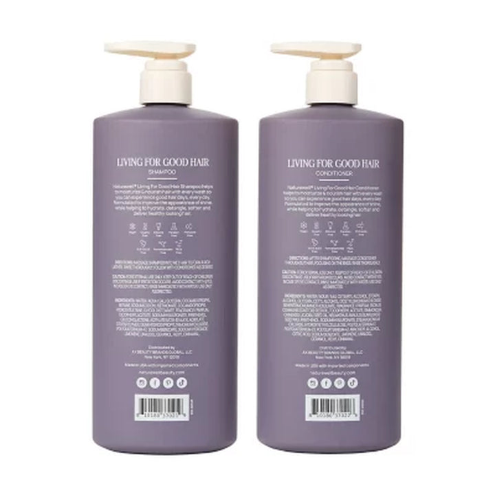 Naturewell Living for Good Shampoo & Conditioner, 24 Fl. Oz., 2 Pk.