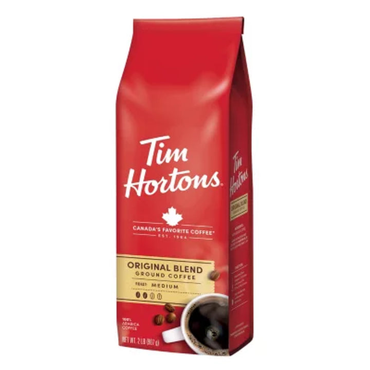 Tim Hortons Original Blend Ground Coffee, Medium Roast 32 Oz.