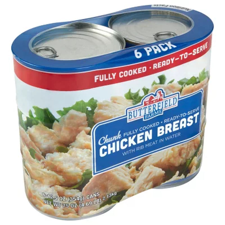 Butterfield Farms Chunk Chicken Breast in Water 12.5 Oz., 6 Pk.