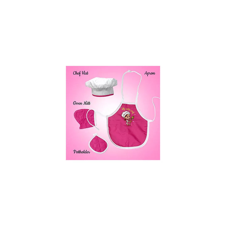 The New York Doll Collection Kids Baking Set with Apron