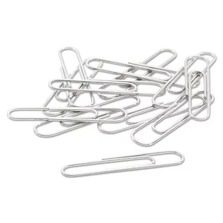 ACCO - Paper Clips, #1 Size, Smooth, 100 Count - 10 Pack