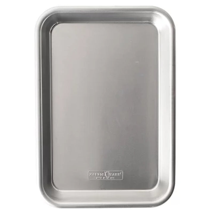 Nordic Ware Naturals Silver Eighth Sheet Pans, 6 Pack