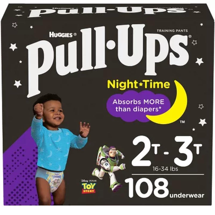 Pull-Ups Nighttime Potty Training Pants for Boys Sizes: 2T-4T