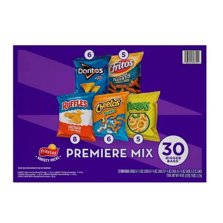 Frito-Lay Premiere Mix Variety Pack Chips, 30 Pk.