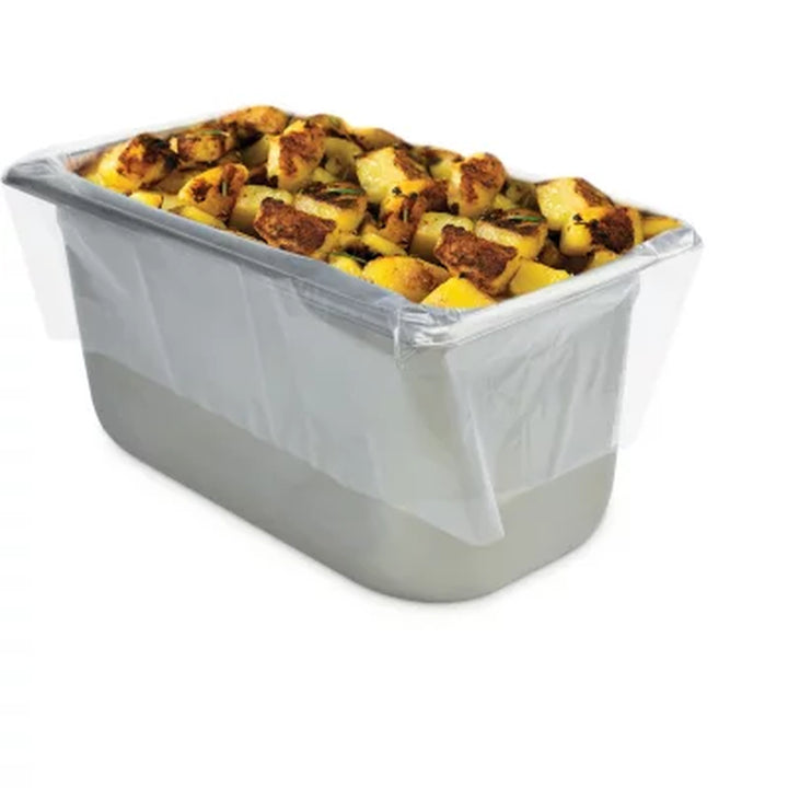 Pansaver Ovenable Pan Liners for 4” to 6" Medium and Deep Third and Quarter Size Pans 100 Pk.