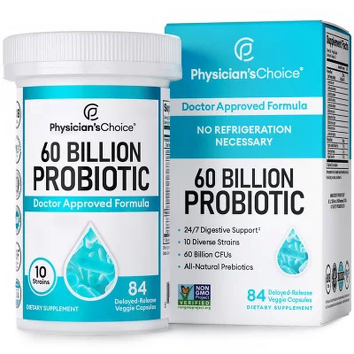 Physician'S Choice Probiotics Capsules, 60 Billion CFU 84 Ct.