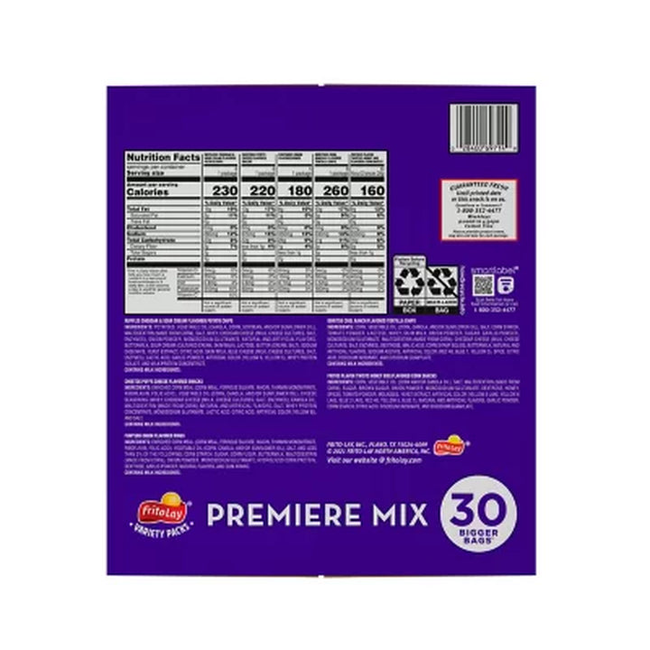 Frito-Lay Premiere Mix Variety Pack Chips, 30 Pk.