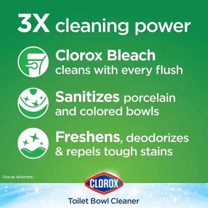 Clorox Ultra Clean Toilet Bowl Cleaner Tablets with Bleach 3.5 Oz. Tablets, 6 Ct.